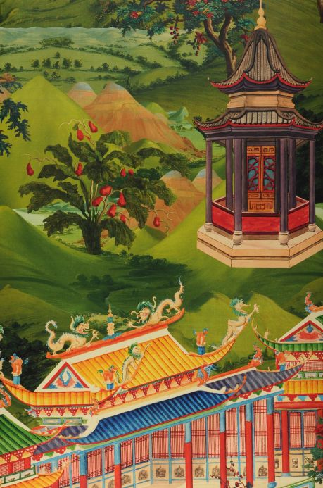 Papier peint de Mindthegap Photo murale Yuyuan vert Largeur de lé