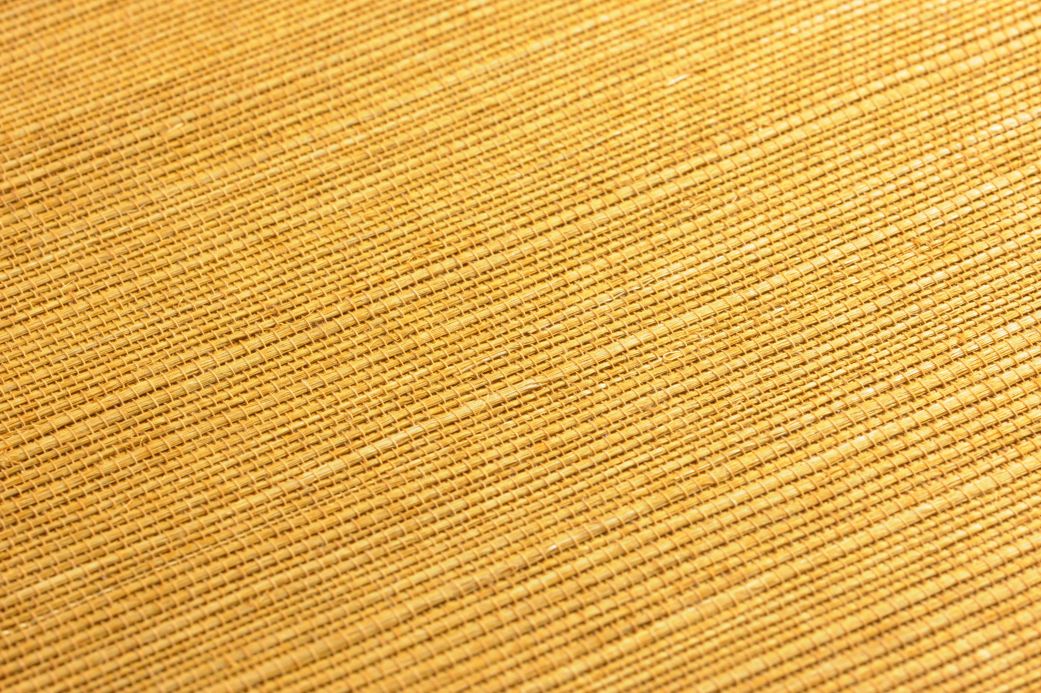 Wallpaper Wallpaper Sisal on Roll 03 honey yellow Detail View