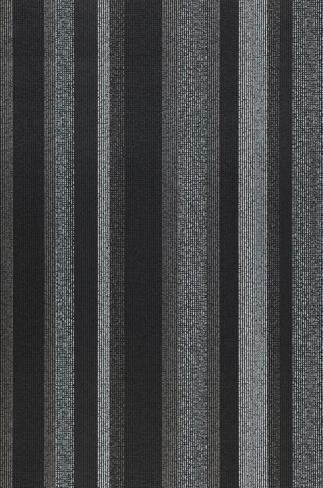 Striped Wallpaper Wallpaper Tekin pearl dark grey Roll Width