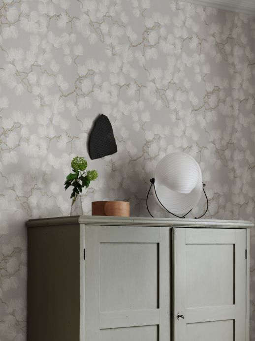 Wallpaper Wallpaper Pine grey white Room View