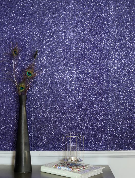 Funky Wallpaper Wallpaper Paragon dark blue glitter Room View