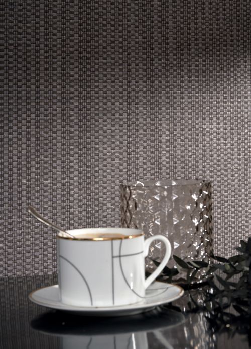 Colours Wallpaper Optone umbra grey Room View