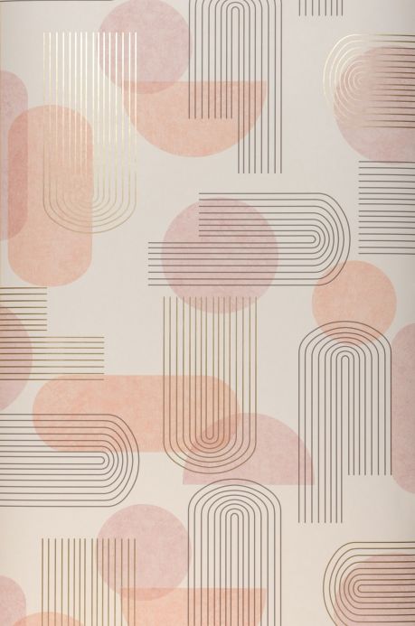 Paper-based Wallpaper Wallpaper Ultra pastel orange Roll Width