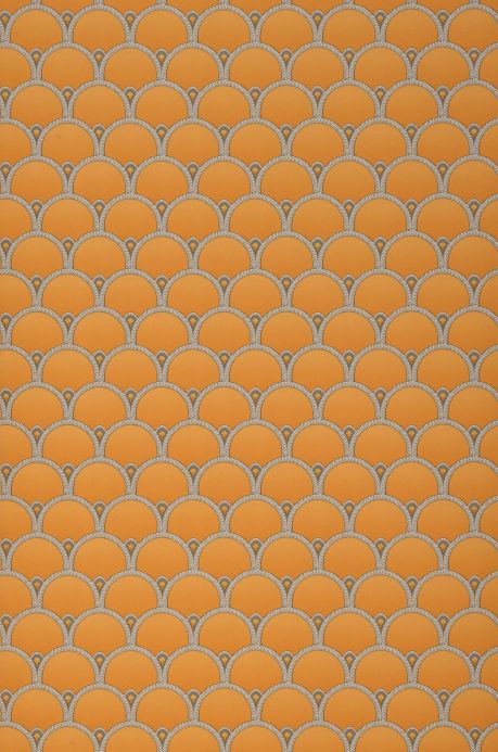 Papel de parede geométrico Papel de parede Moxie amarelo milho Largura do rolo