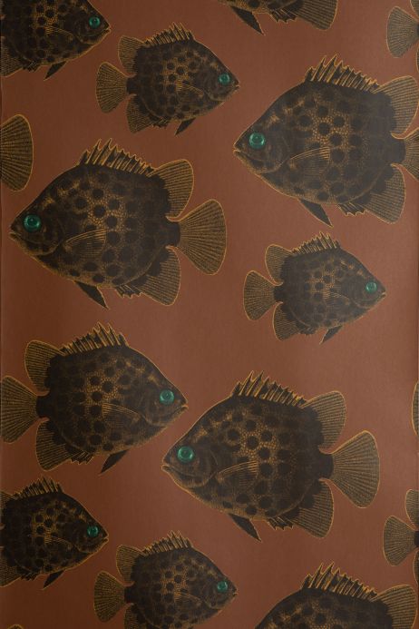 Animal Wallpaper Wallpaper Hakan brown tones Roll Width