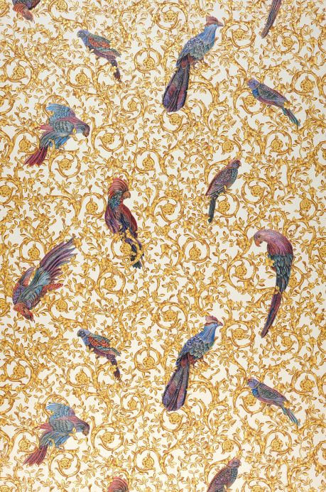 Animal Wallpaper Wallpaper Adriana light yellow Roll Width