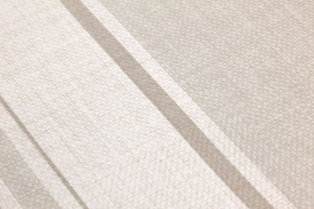 Striped Wallpaper Wallpaper Suro light grey beige Detail View