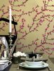 Hanami – un papier peint avec un motif de fleurs de cerisier
