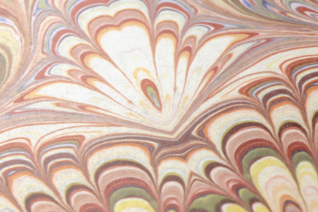 Papel pintado Art Nouveau Papel pintado Manalle tonos de marrón Ver detalle