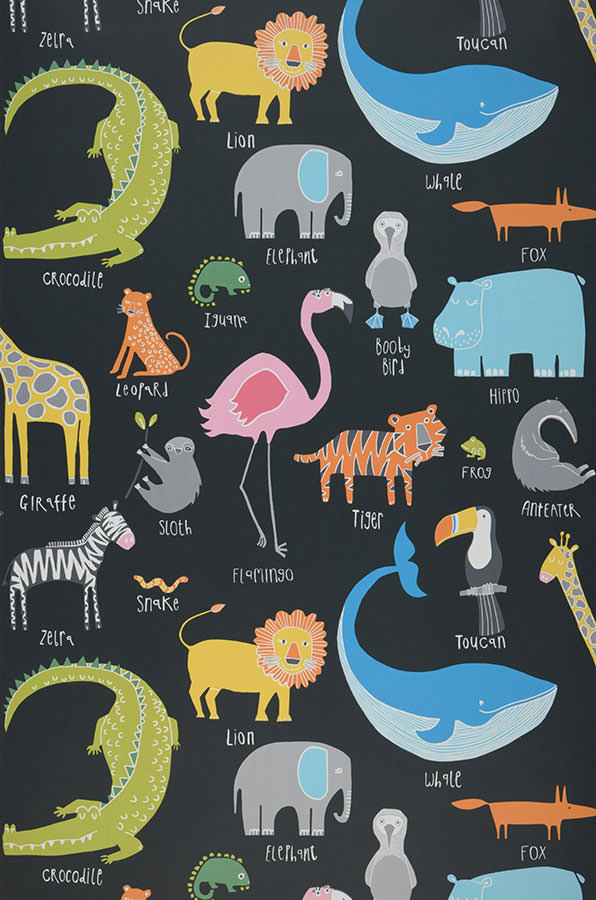 Wallpaper My favorite Animals black | Wallpaper from the 70s