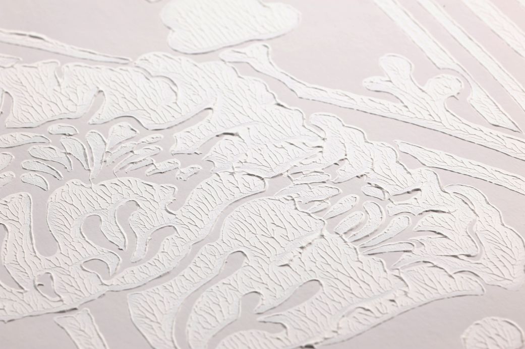 Papel pintado Art Nouveau Papel pintado Sibia gris claro Ver detalle
