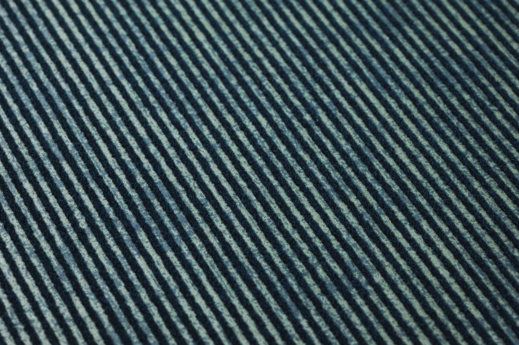 Striped Wallpaper Wallpaper Hotaru ocean blue Detail View