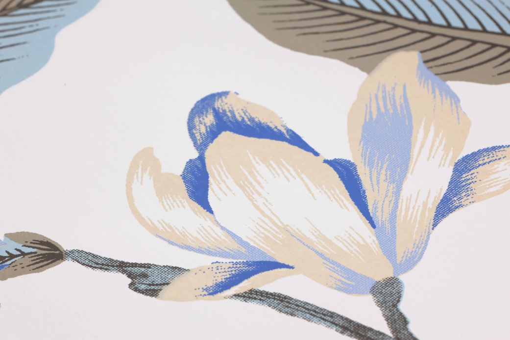 Papel pintado floral Papel pintado Alba blanco Ver detalle