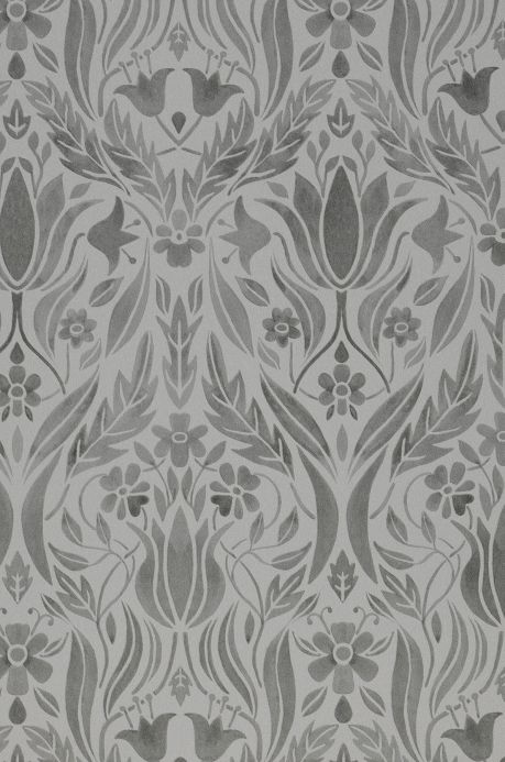 Classic Wallpaper Wallpaper Sibuda grey A4 Detail