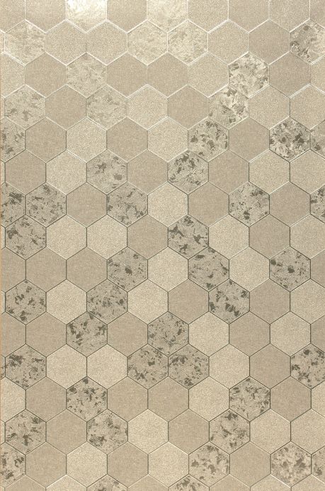 Bathroom Wallpaper Wallpaper Hexagono gold Roll Width
