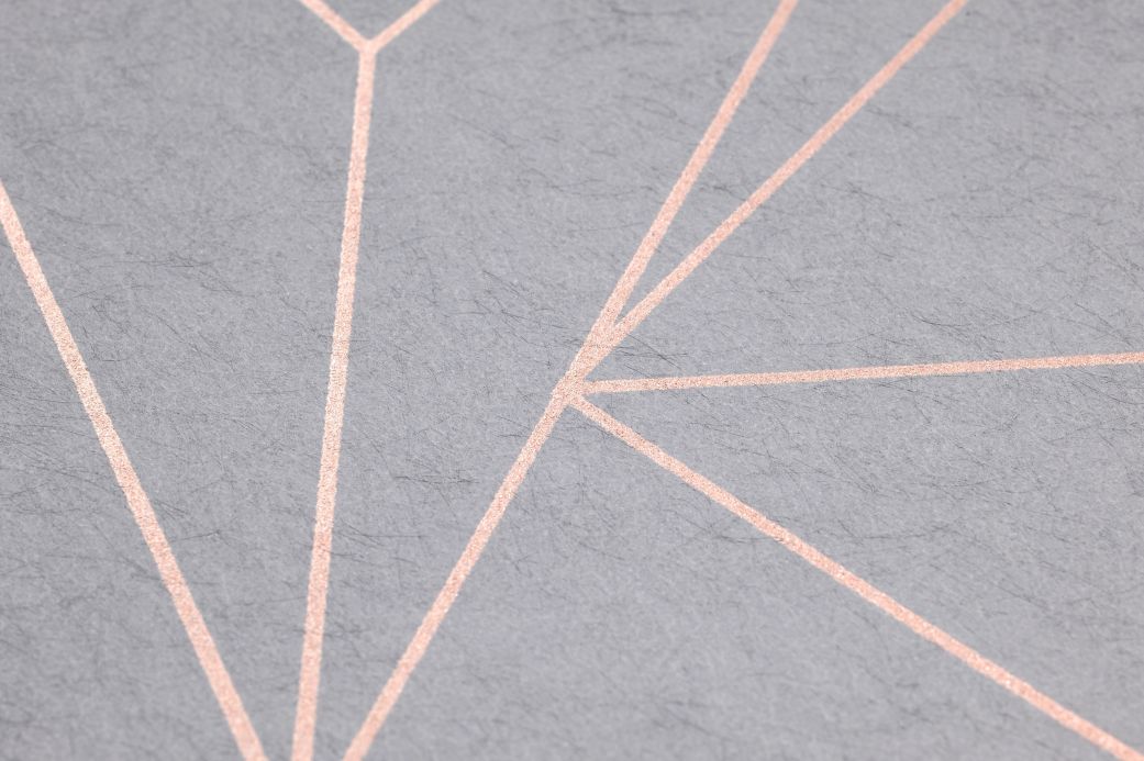 Geometric Wallpaper Wallpaper Elysian light grey Detail View