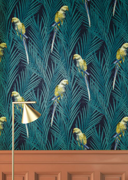 Bird Wallpaper Wallpaper Talamanca water blue Room View