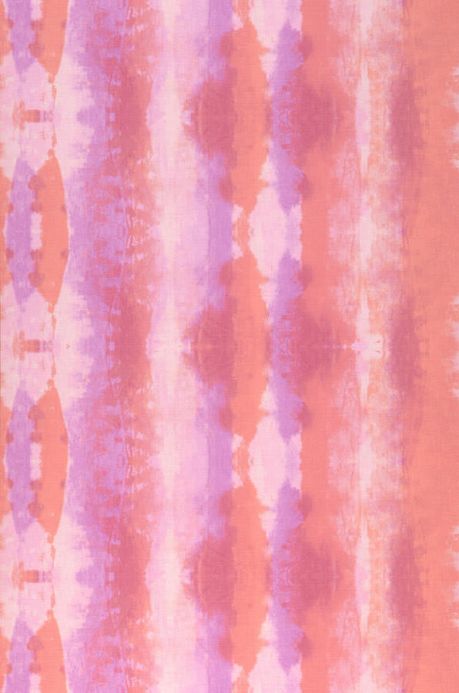 Purple Wallpaper Wallpaper Alika salmon orange Roll Width