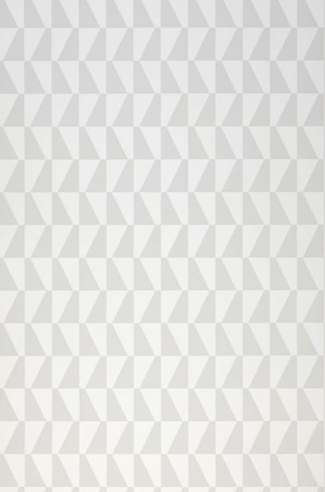 Geometric Wallpaper Wallpaper Balder light grey Roll Width