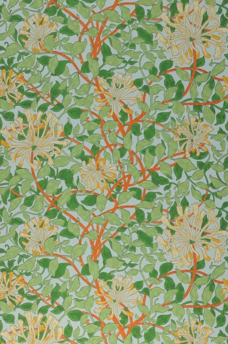 William Morris Wallpaper Wallpaper Honeysuckle shades of green Roll Width