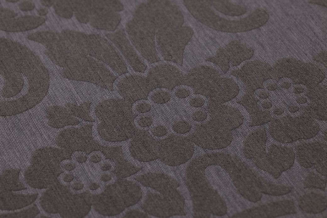 Archiv Wallpaper Leandra anthracite Detail View