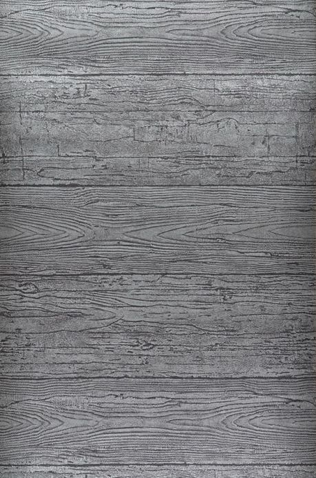 Archiv Wallpaper Wood silver Roll Width