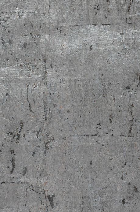 Hallway Wallpaper Wallpaper Natural Cork 04 pearl dark grey A4 Detail