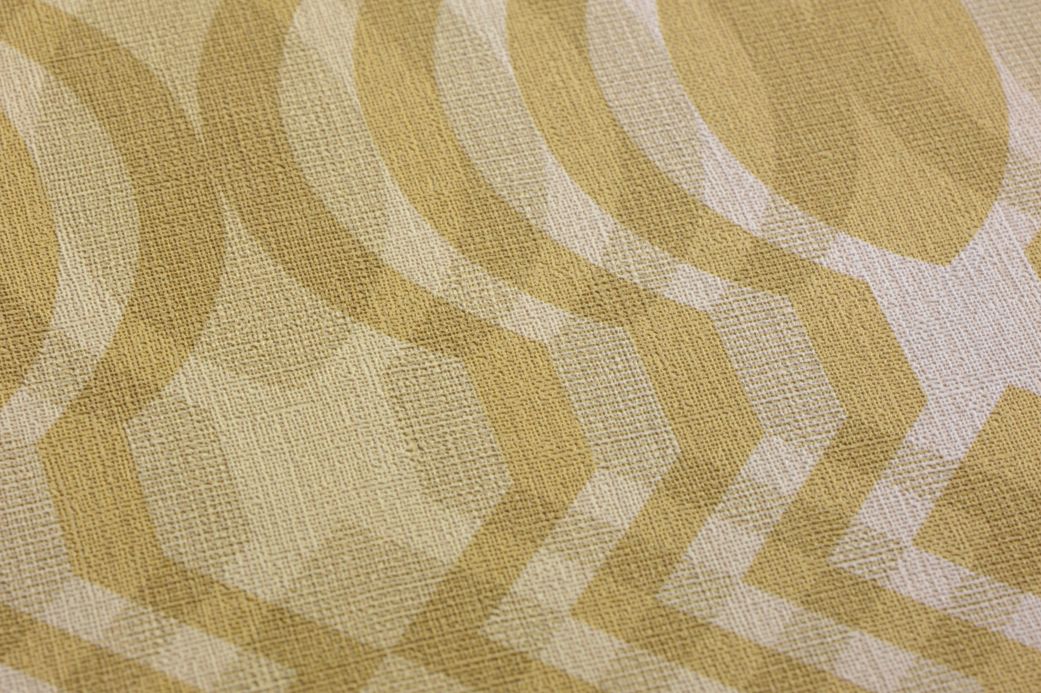 Geometric Wallpaper Wallpaper Chakra yellow hues Detail View