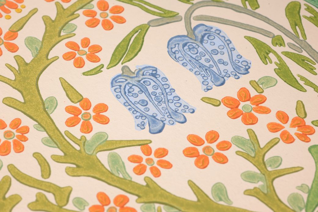 William Morris Wallpaper Wallpaper Sharon orange Detail View
