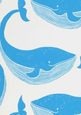 Moby Dick Capriblau Muster