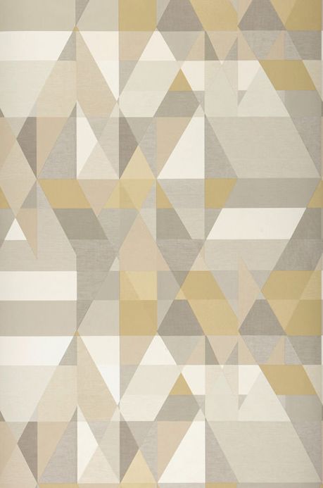 Geometric Wallpaper Wallpaper Zewana beige Roll Width