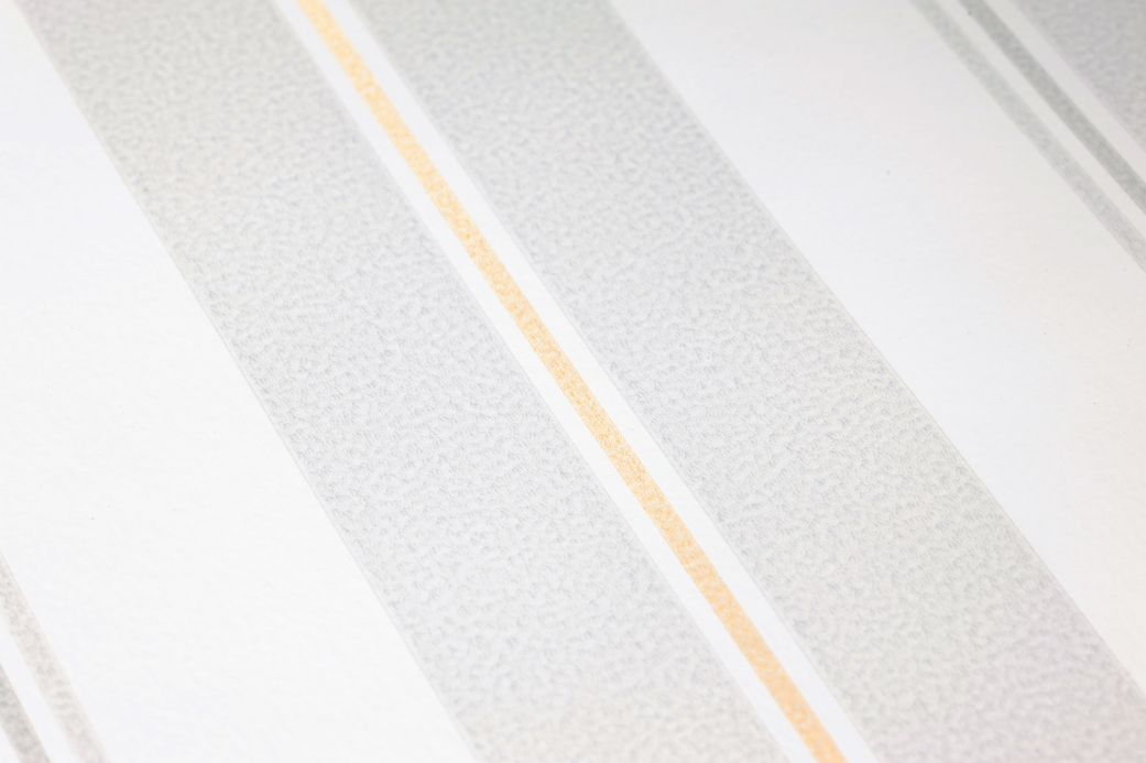 Striped Wallpaper Wallpaper Inger grey tones Detail View