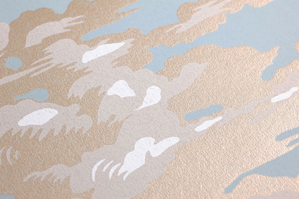 Papel pintado marítimo Papel pintado Dante azul blancuzco Ver detalle