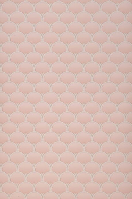 Papel de parede geométrico Papel de parede Moxie rosa claro Largura do rolo