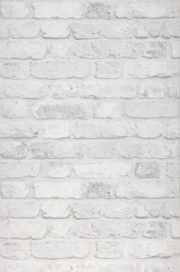 Papel pintado pared con efecto ladrillo color blanco efecto 3D efecto piedra fabricado en Alemania 