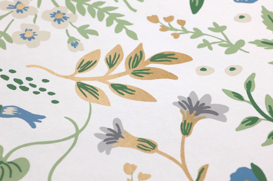 Floral Wallpaper Wallpaper Wildwood white Detail View