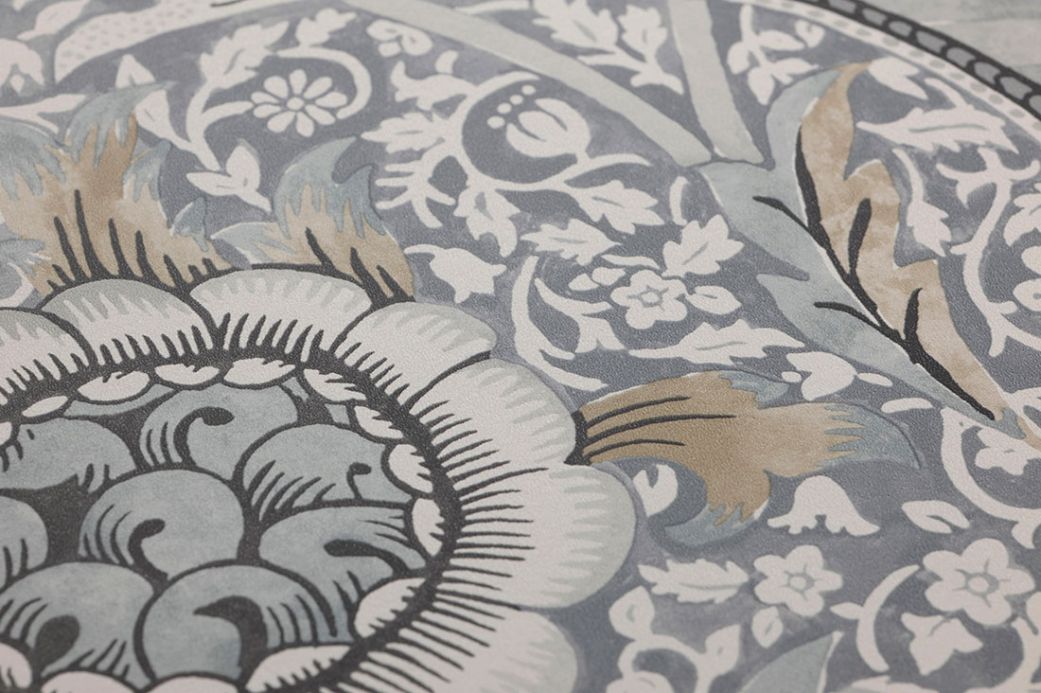 William Morris Wallpaper Wallpaper Benedetta grey Detail View