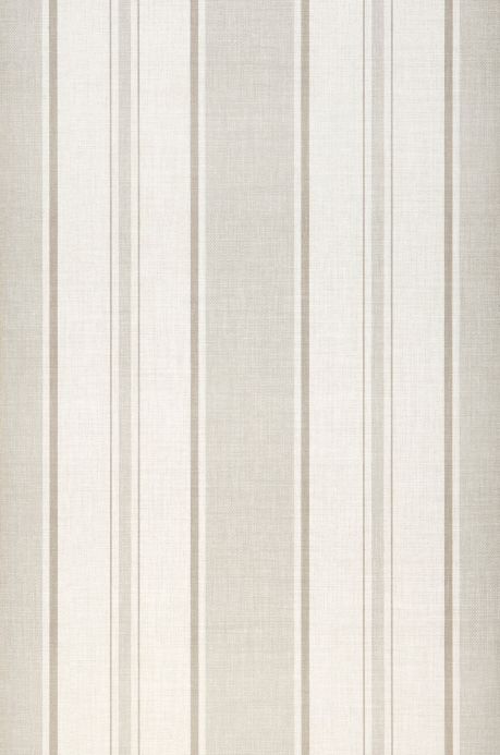 Striped Wallpaper Wallpaper Suro light grey beige Roll Width