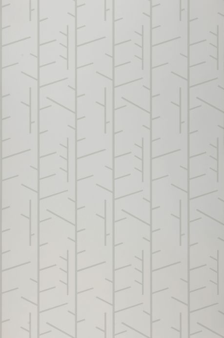 Papel de parede geométrico Papel de parede Arne cinza esbranquiçado Largura do rolo