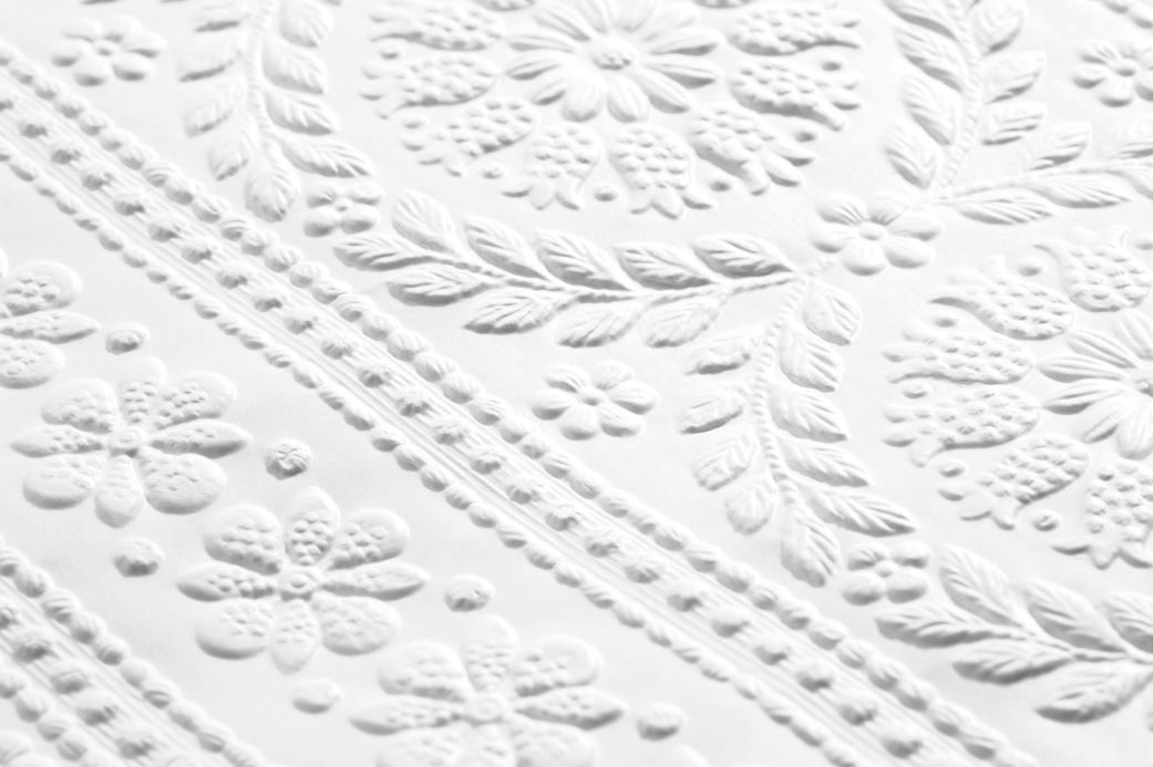 Paper-based Wallpaper Wallpaper Townsend white Detail View