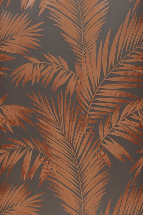 Archiv Papier peint Aria brun orange Largeur de lé