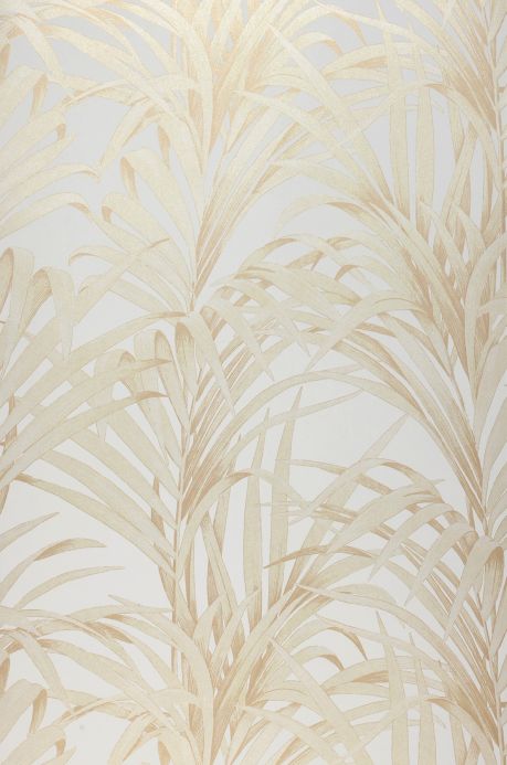 Bedroom Wallpaper Wallpaper Palmetto cream shimmer Roll Width