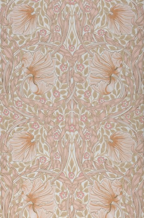 Pink Wallpaper Wallpaper Despina beige Roll Width