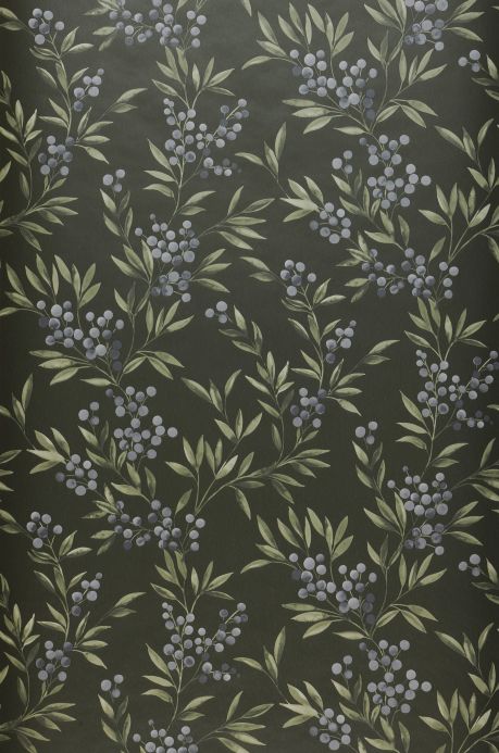Leaf and Foliage Wallpaper Wallpaper Maria brown-green Roll Width