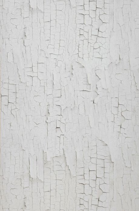 Papier peint de style industriel Papier peint Comorra blanc brun Largeur de lé