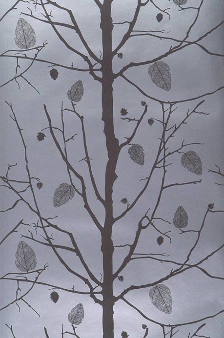 Archiv Papier peint Family Tree gris brun Largeur de lé