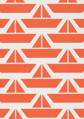 Divis Orangerot Muster