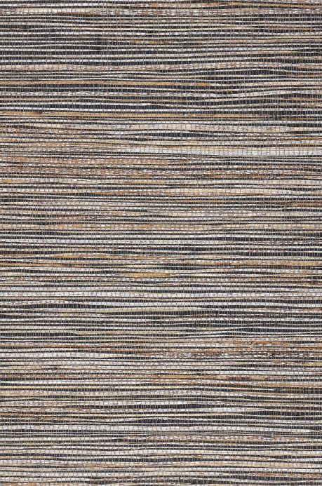 Natural Wallpaper Wallpaper Grass on Roll 03 silver grey A4 Detail