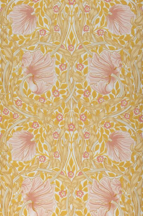 Pink Wallpaper Wallpaper Despina gorze yellow Roll Width