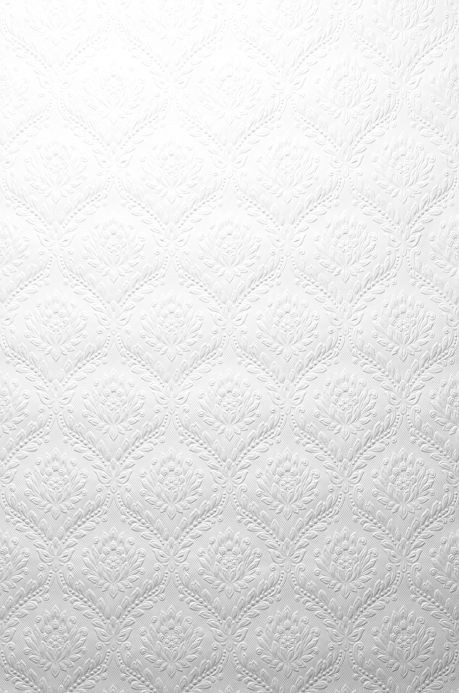 Designer Wallpaper Dryden white Roll Width